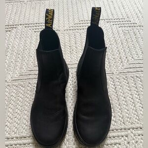 Dr. Martens Black Leather Chelsea Boots